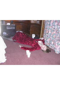 Sunday - Party - Caro asleep 1